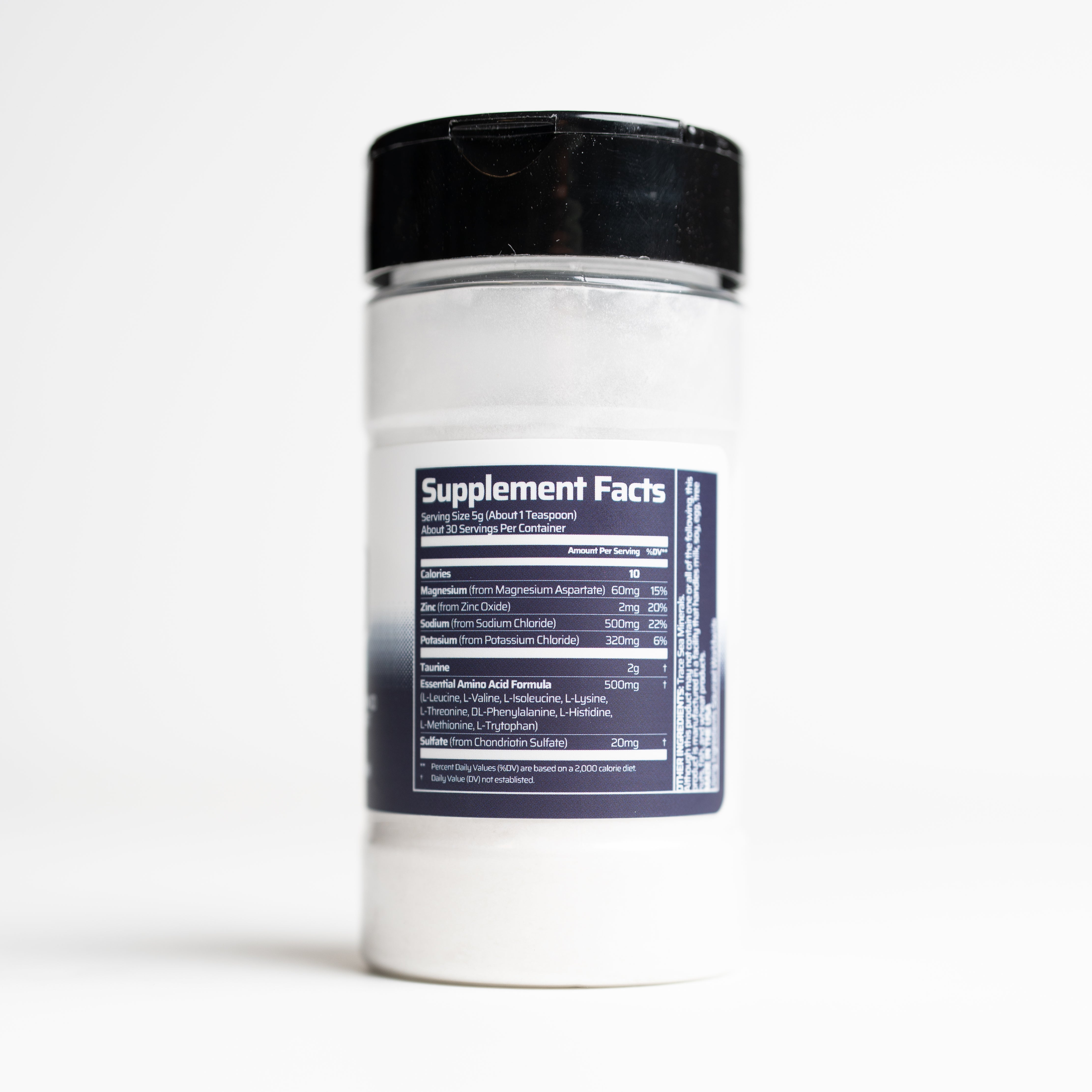 Supplement container with 'Supplement Facts' label on a white background
#flavor_unflavored