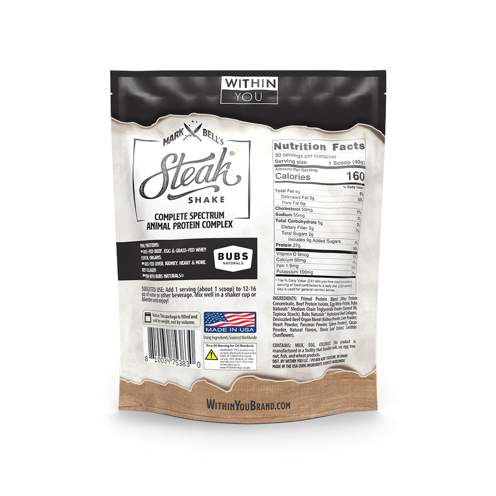 Chocolate Steak Shake #flavor_chocolate